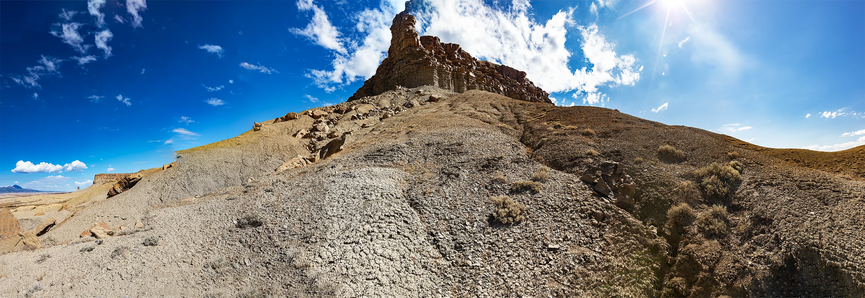 CO-NM Mile 313 + 19.6 chains looking east