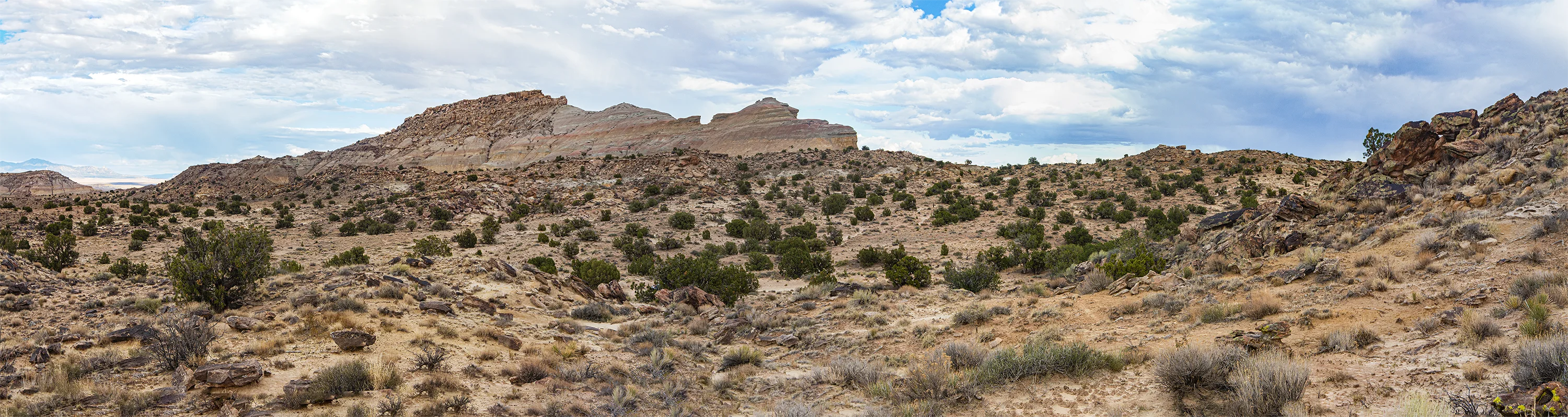 Looking east toward Four Corners at Mile 273