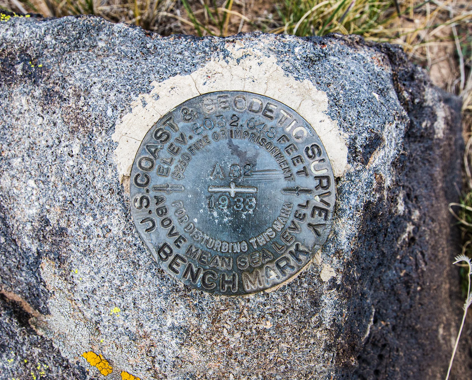 N 36˚ 59.7225' W 105˚ 59.7902', elev 8030 ft