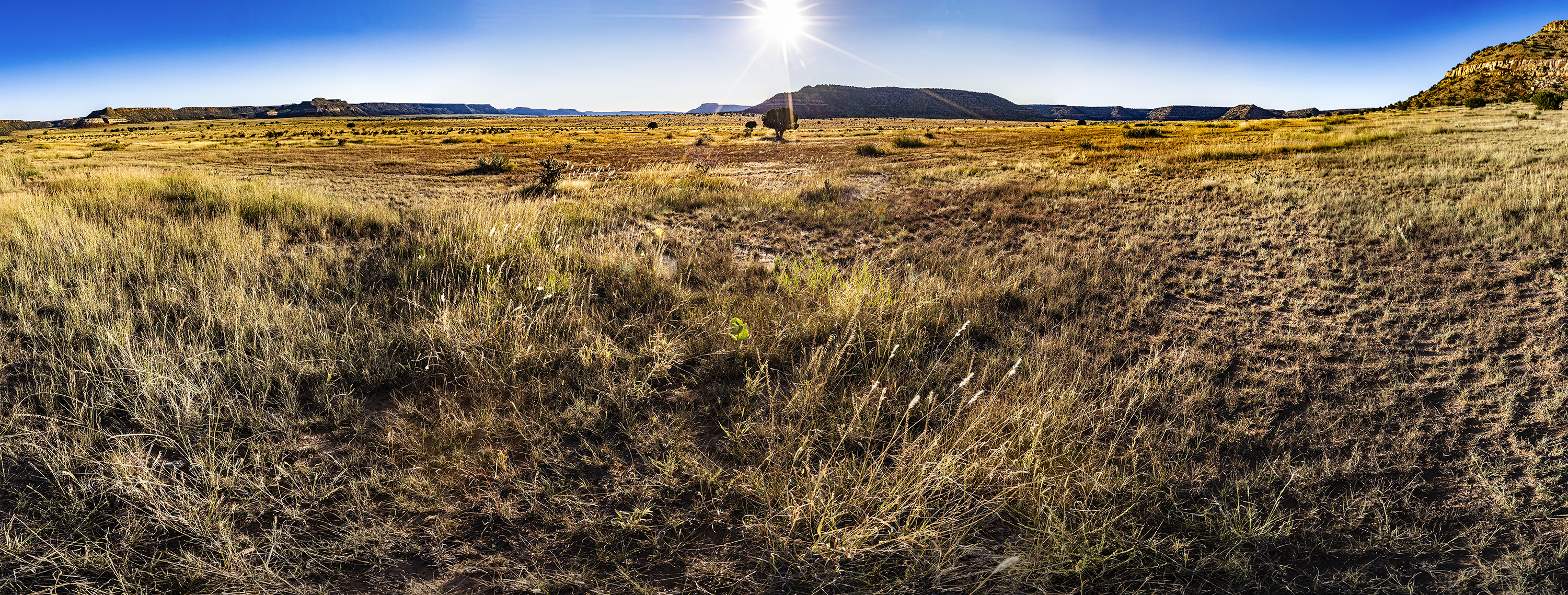 CO-NM Mile 9 at Wedding Cake Ranch looking west