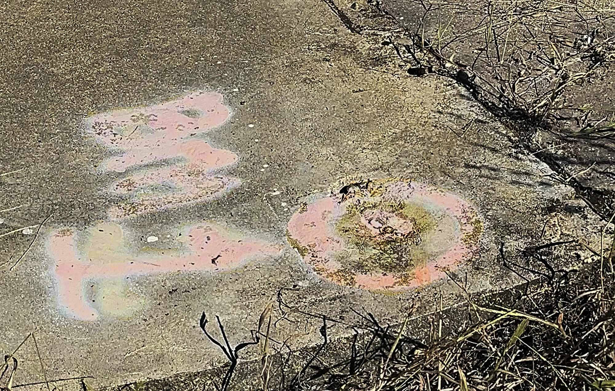 Benchmark on Kansas-Oklahoma line