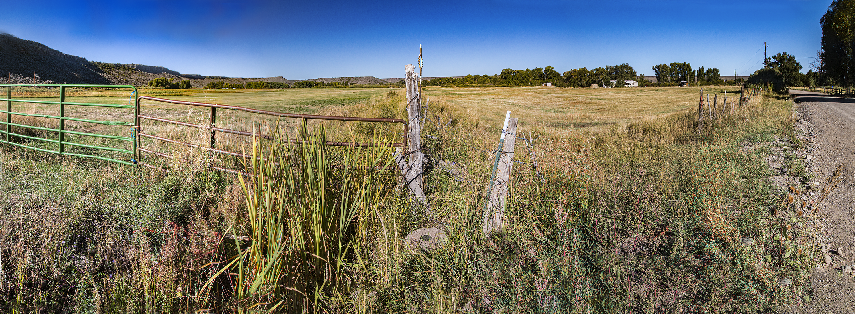 Between Ortiz, Colorado and Los Piños, New Mexico, looking west